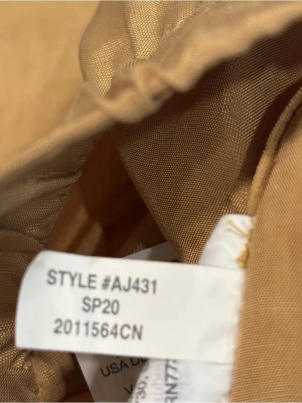 J. Crew Straight-leg pant with surplus pockets Honey Brown 00